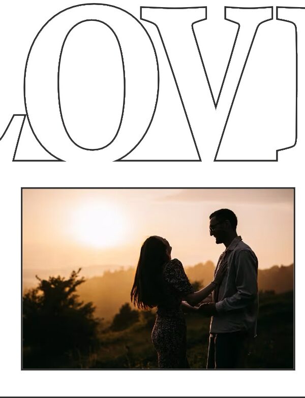 SSDECO.es | Marco de Fotos Personalizado LOVE, Cuadro Decorativo con 3 Fotos, Regalo Romántico para San Valentín (Blanco)